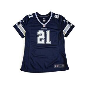 Dallas Cowboys Women Official NFL 21 Elliot Jersey Size Medium On Field Nike NFL